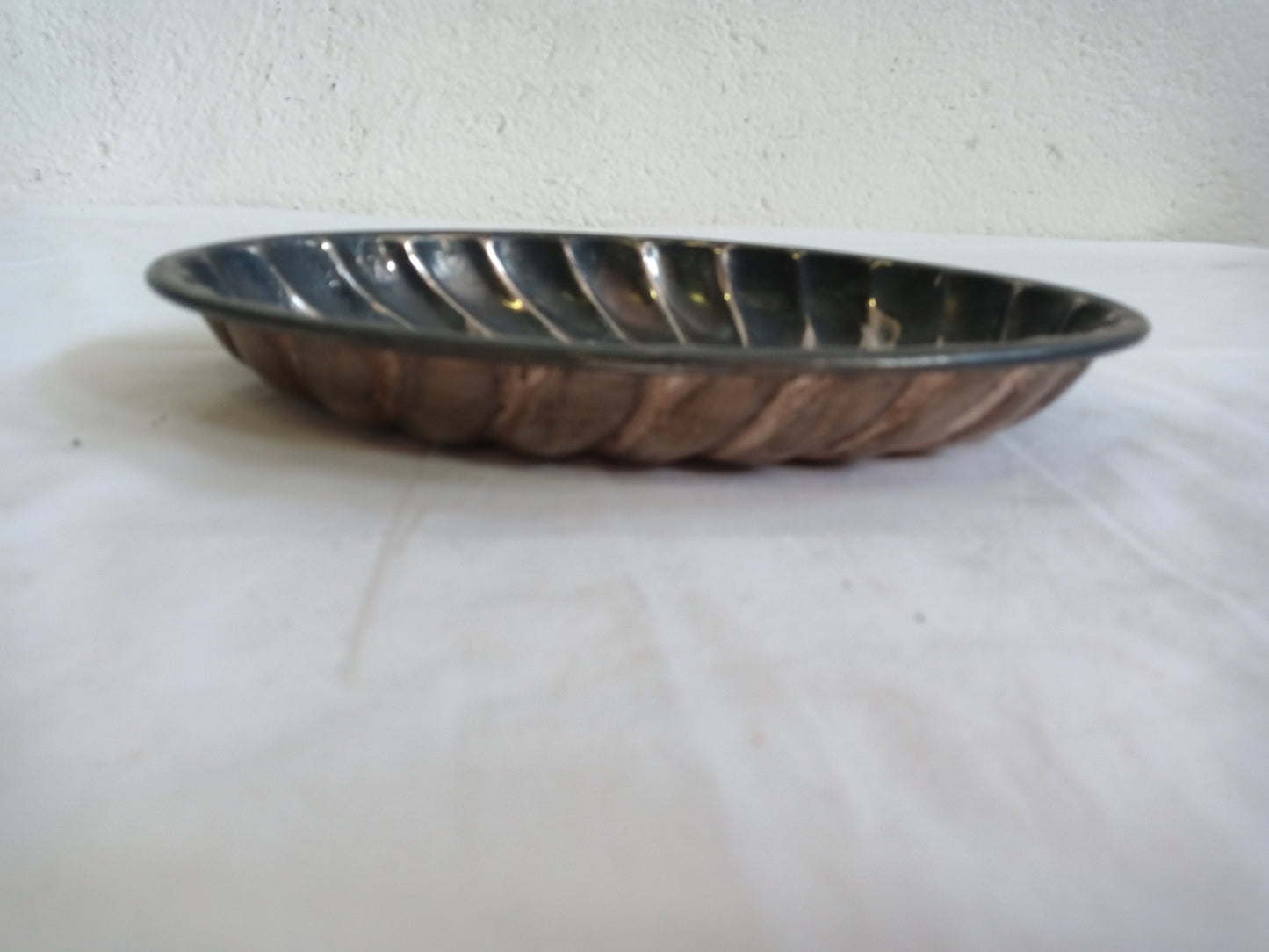 vintage tray in silver
