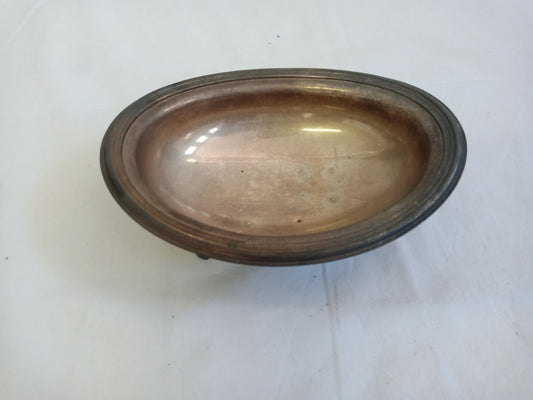 vintage tray in silver 16,50 x 12,50 x 5,50 cm