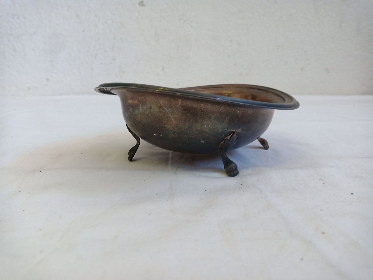 vintage tray in silver 16,50 x 12,50 x 5,50 cm