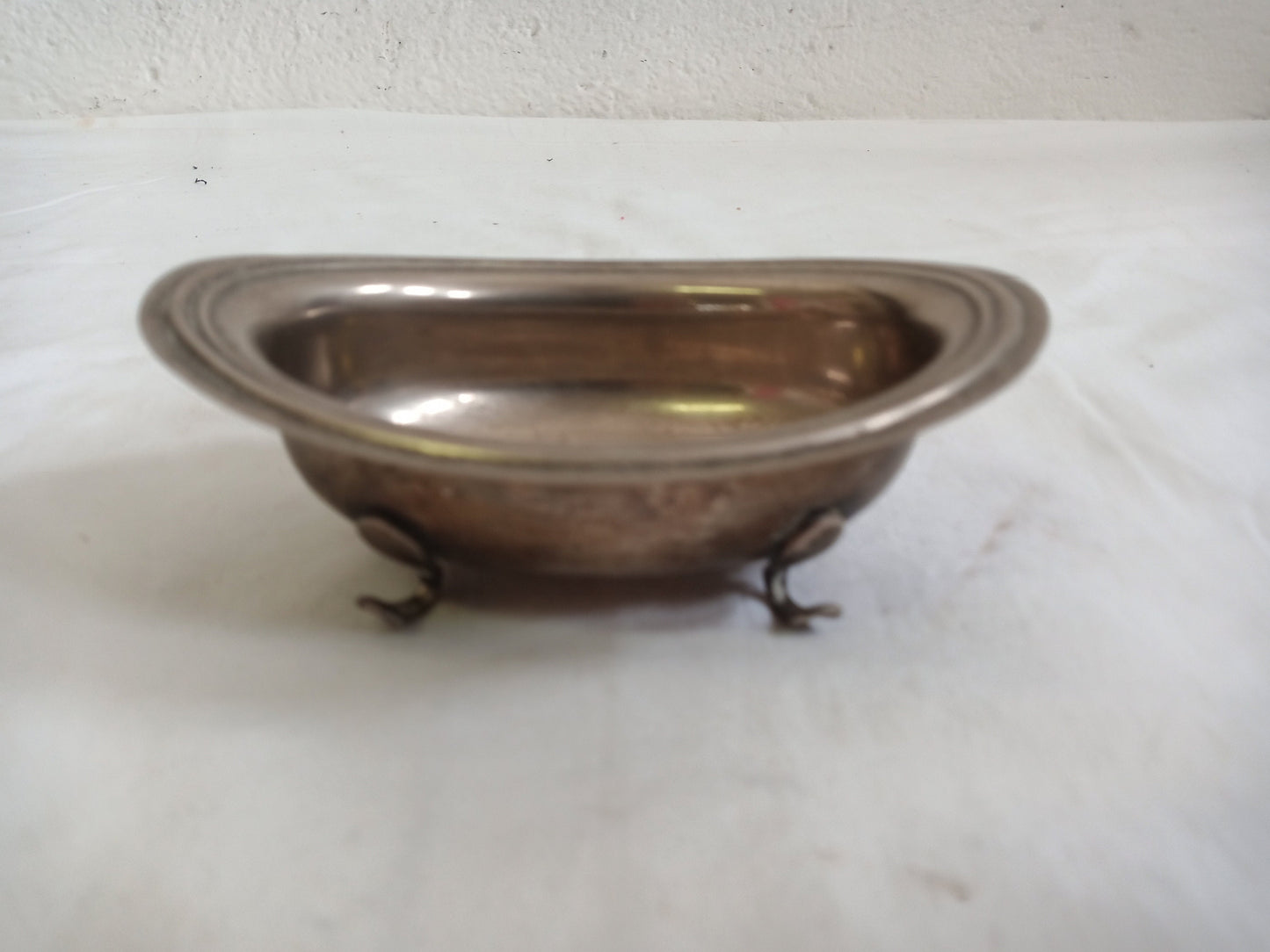 vintage tray in silver