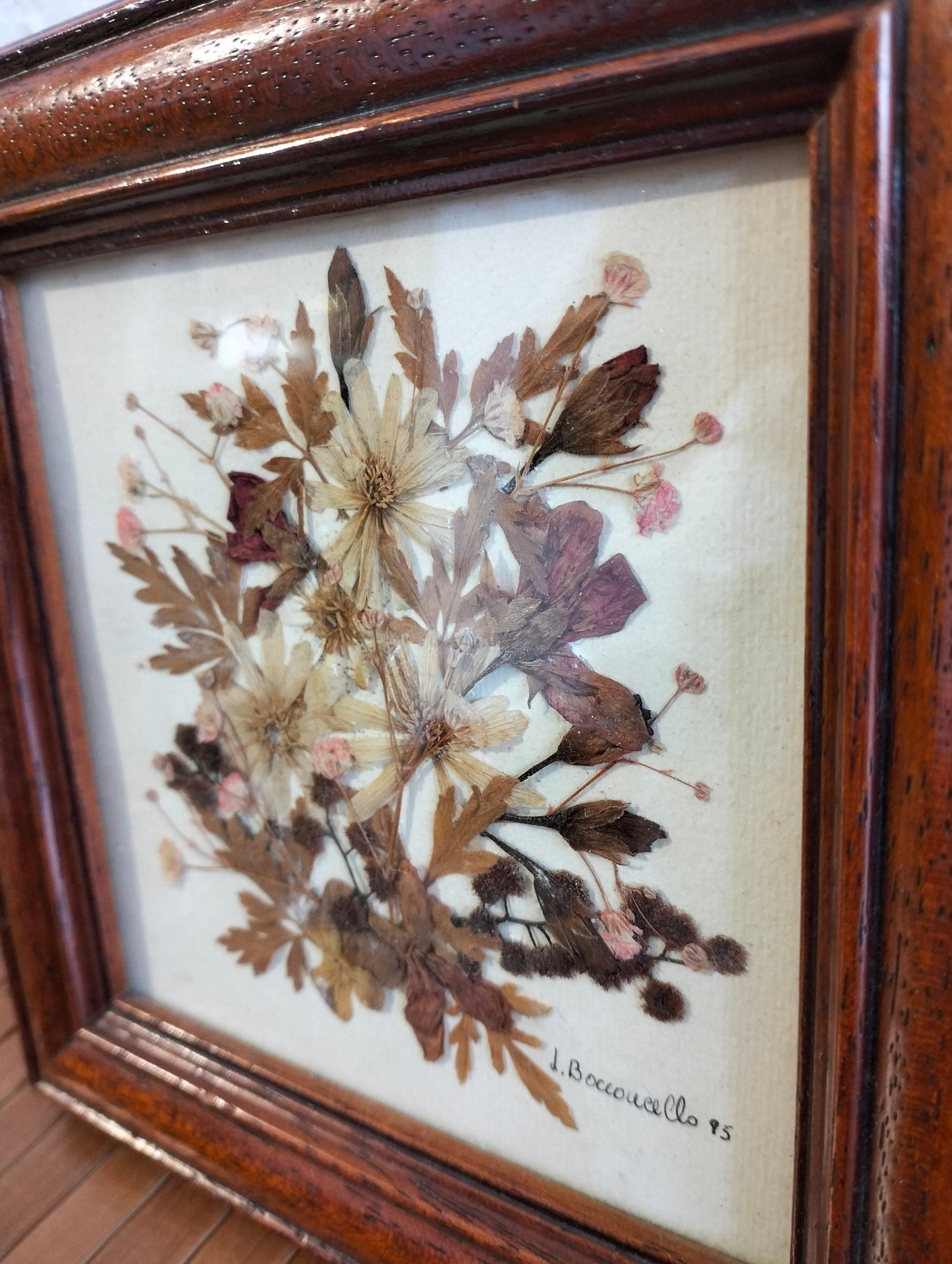 Quadretti Artigianali con Fiori e Foglie Veri - Decorazioni Botaniche Uniche