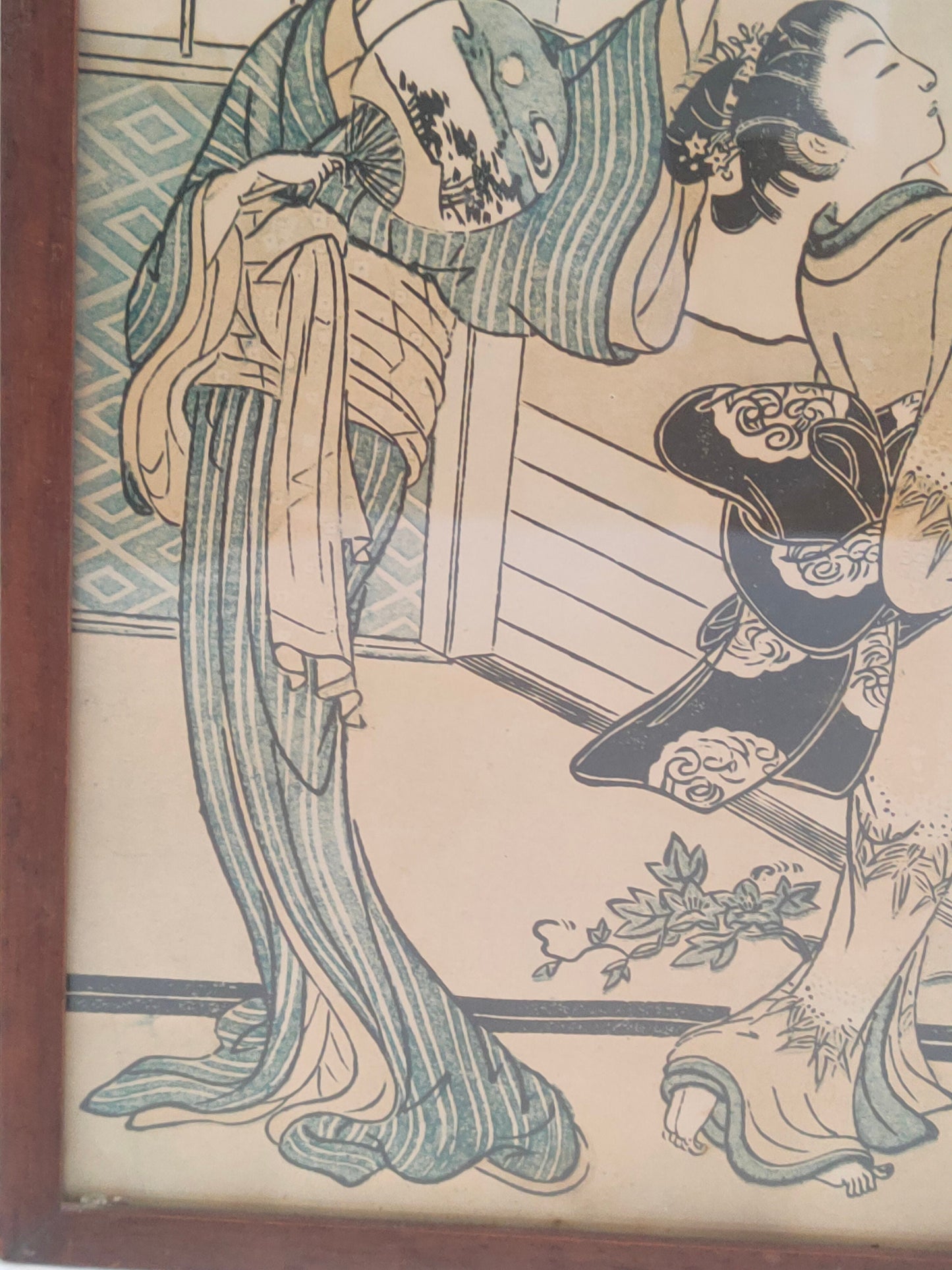 Stampo Giapponese con Donne in Kimono - Bellezza e Tradizione