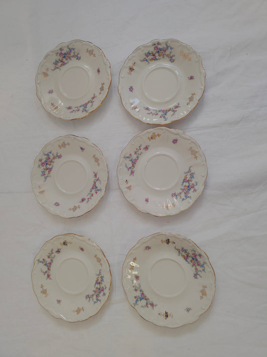 Set di Sei Piattini in Ceramica Bavaria - Eleganza e Raffinatezza a Tavola