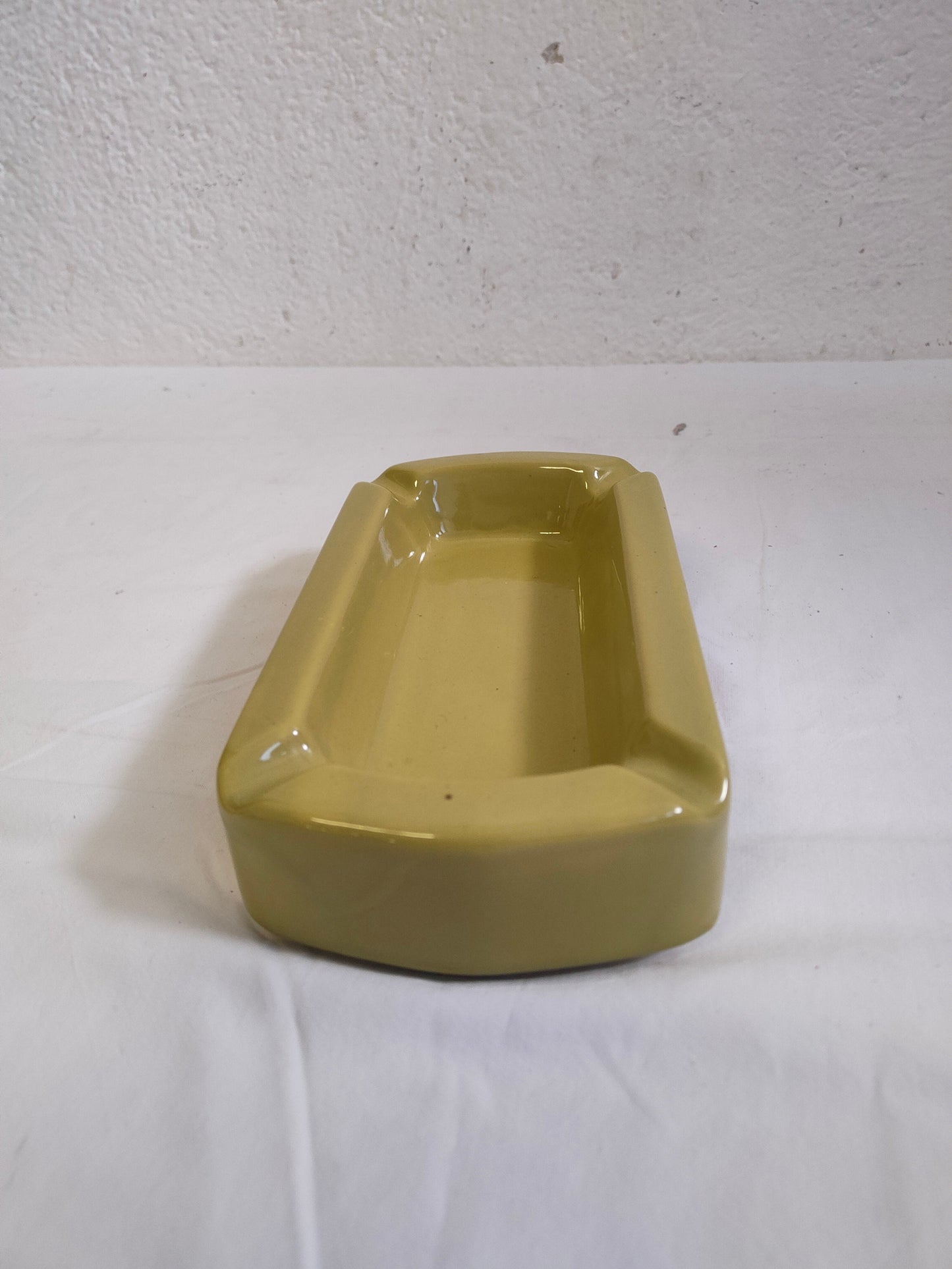 Posacenere Pubblicitario Scotch J&B Whisky in Ceramica Verde - Pezzo da Collezione Vintage