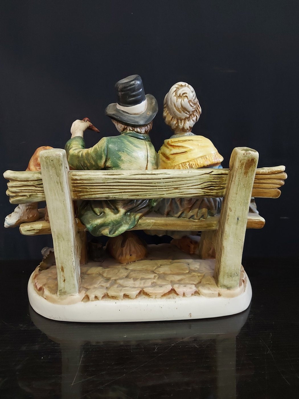 Statuina Vintage in Ceramica Uomo Inglese con Cappello - Collezione '900