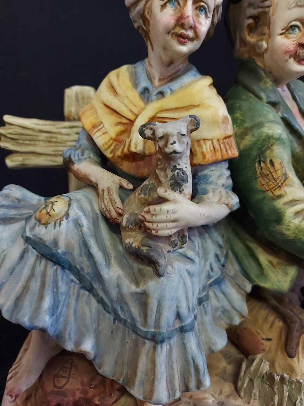 Statuina Vintage in Ceramica Uomo Inglese con Cappello - Collezione '900