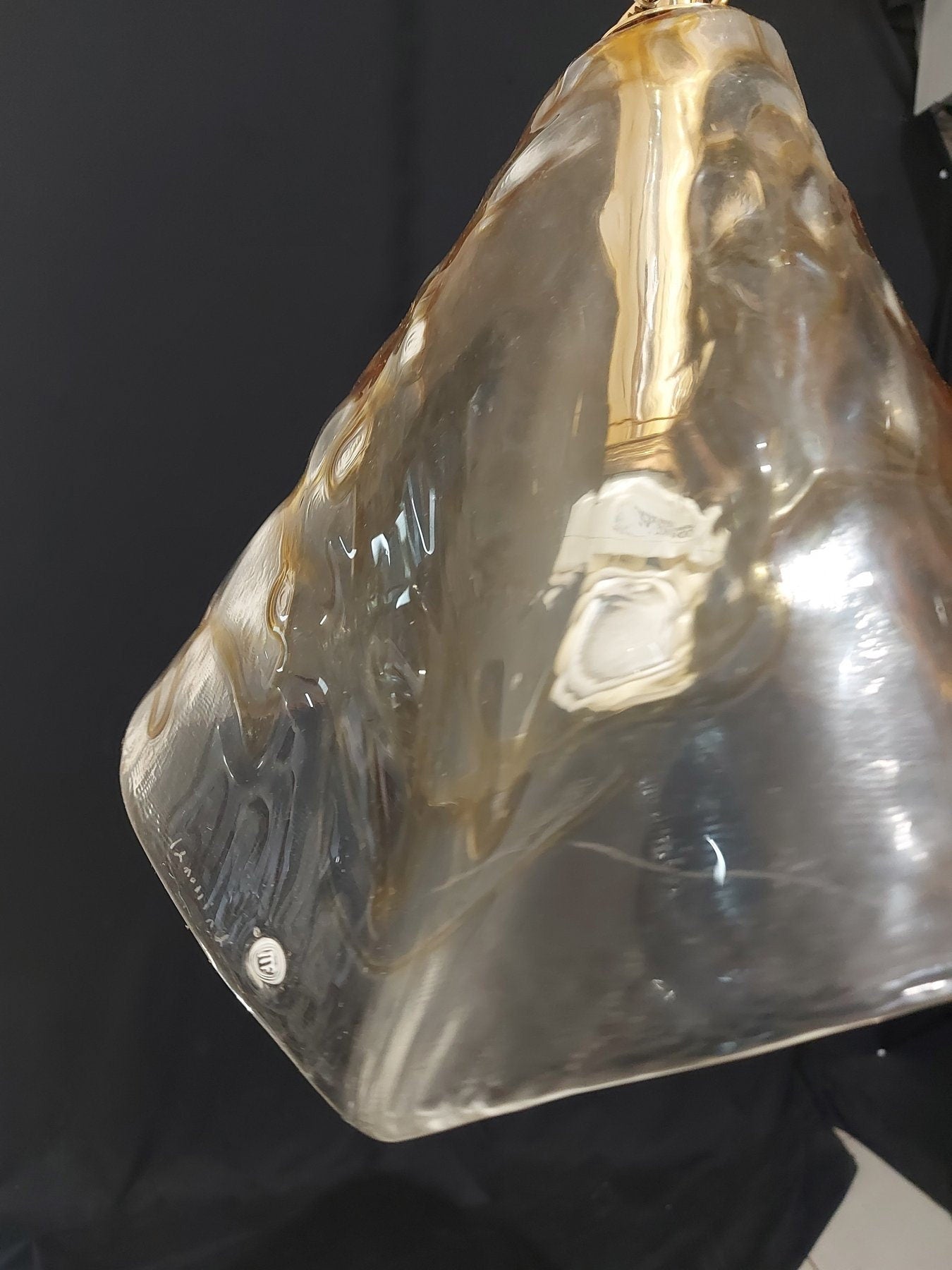 Lampadario in Vetro La Murrina Anni '70 - Stile Vintage e Artigianato