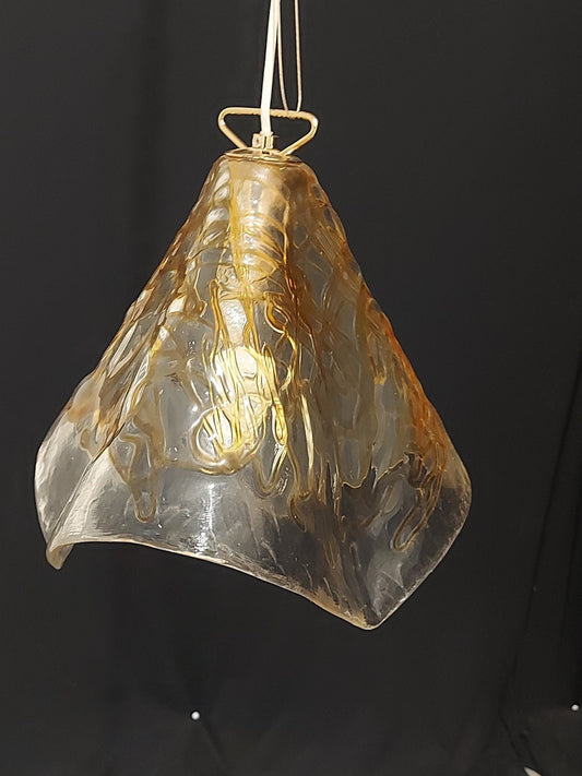 Lampadario in Vetro La Murrina Anni '70 - Stile Vintage e Artigianato