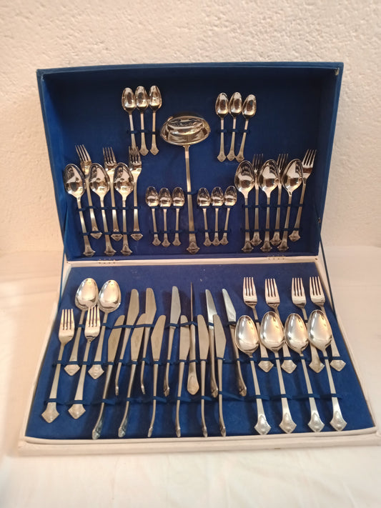 Servizio Posate da 12 Persone - Elegante Regalo di Nozze in Scatola originale