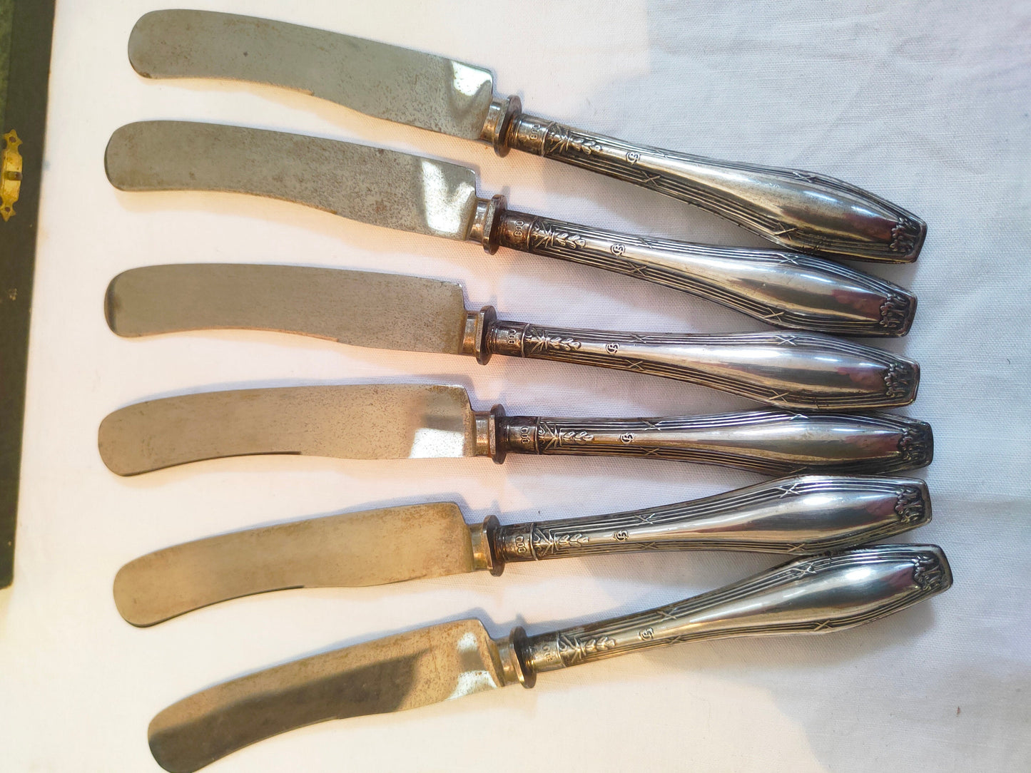 Servizio Vintage con Posate per burro in Argento 800: Per tavola o ristorante