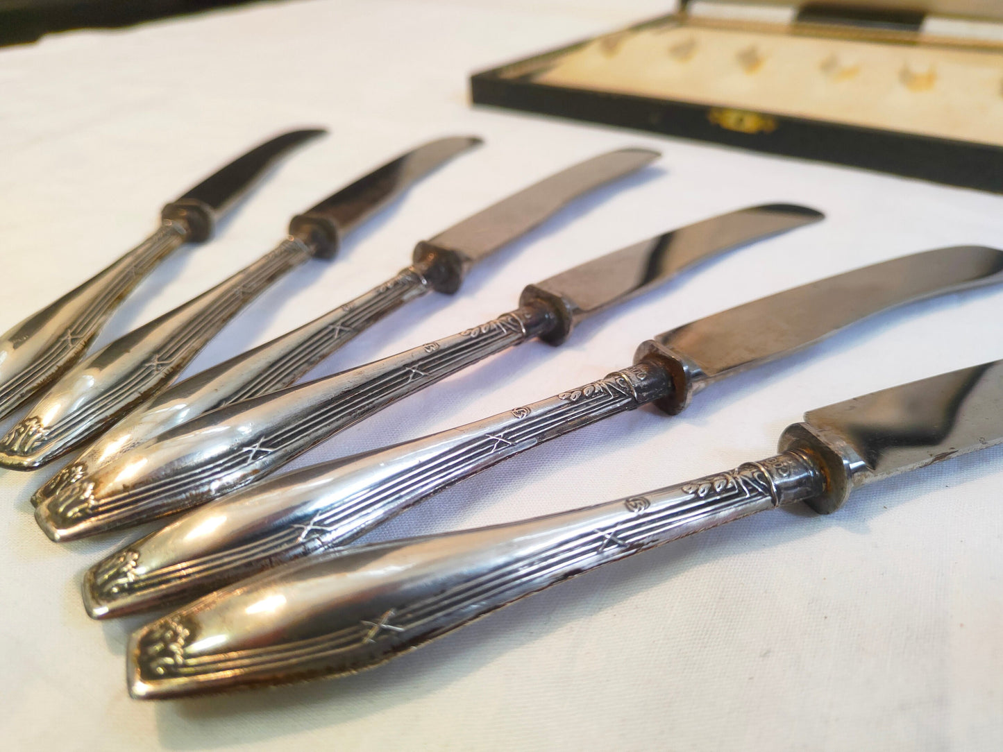 Servizio Vintage con Posate per burro in Argento 800: Per tavola o ristorante