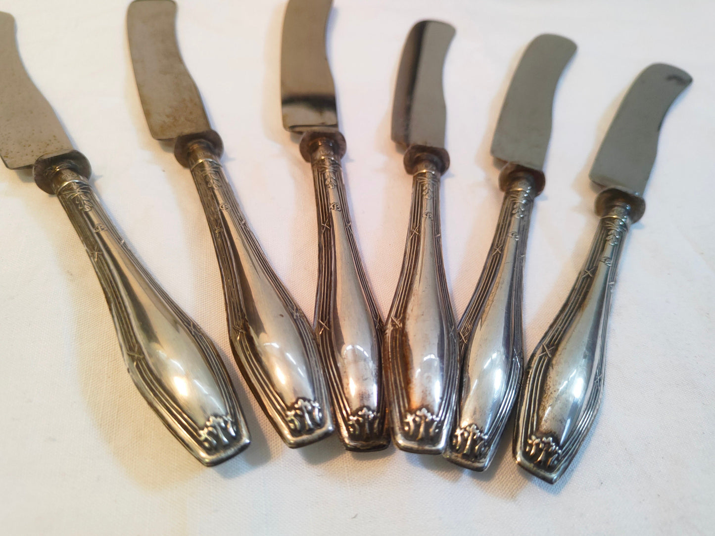 Servizio Vintage con Posate per burro in Argento 800: Per tavola o ristorante
