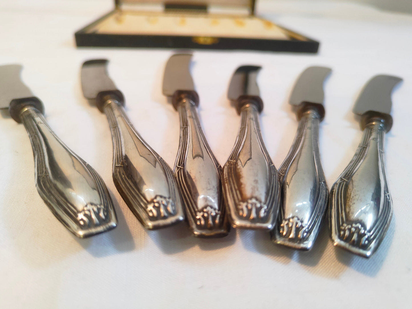 Servizio Vintage con Posate per burro in Argento 800: Per tavola o ristorante