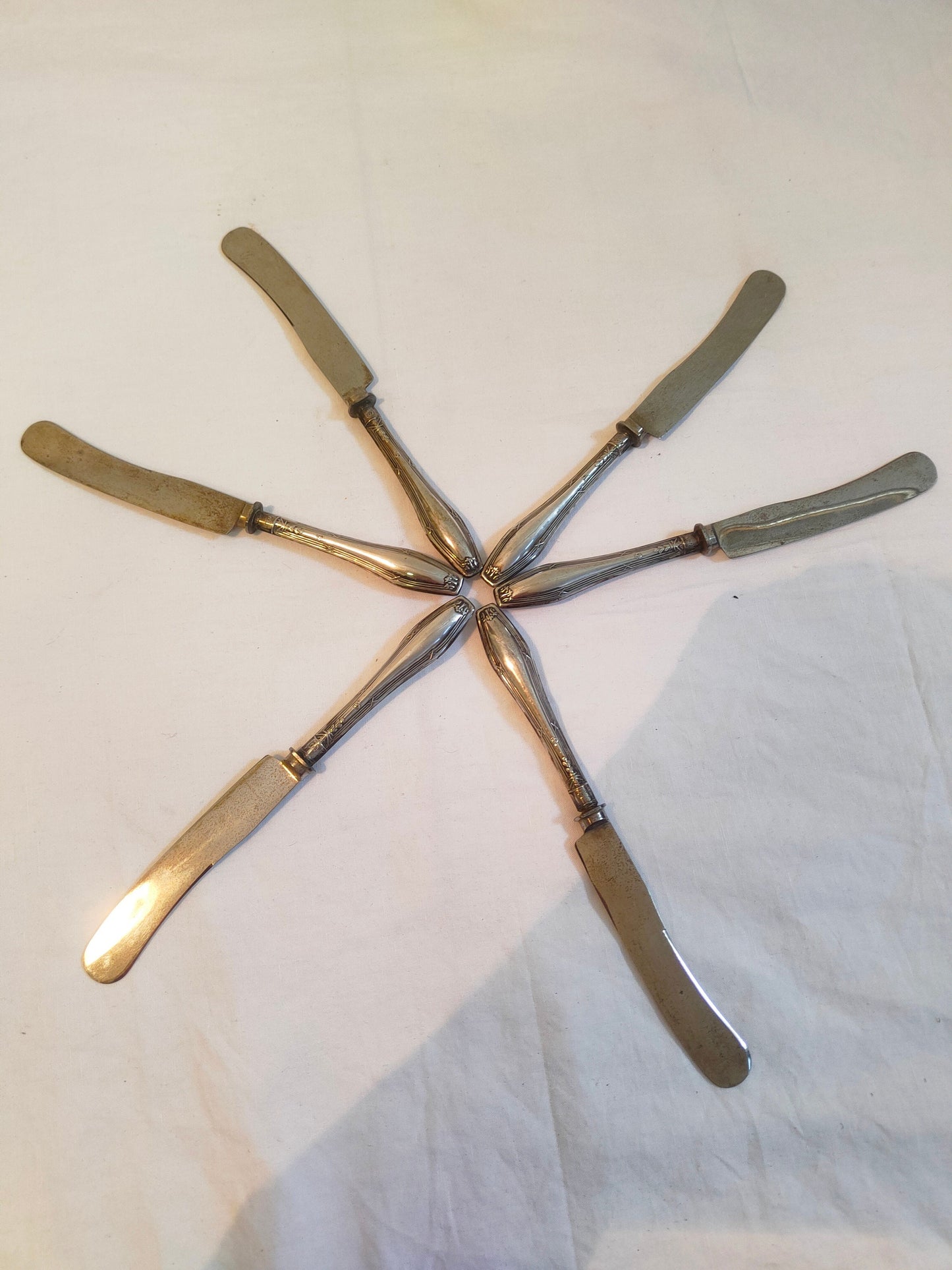 Servizio Vintage con Posate per burro in Argento 800: Per tavola o ristorante