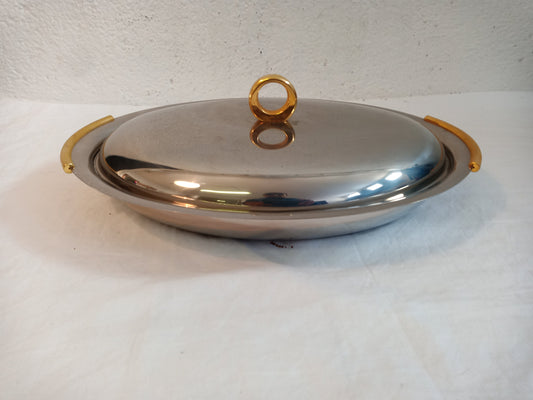 Zuppiera Ovale in Acciaio Inox 18/9 - Eleganza Italiana per Ogni Occasione