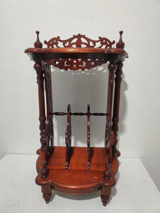 Portariviste da tavolo in stile vintage vittoriano, portariviste, Chippendale