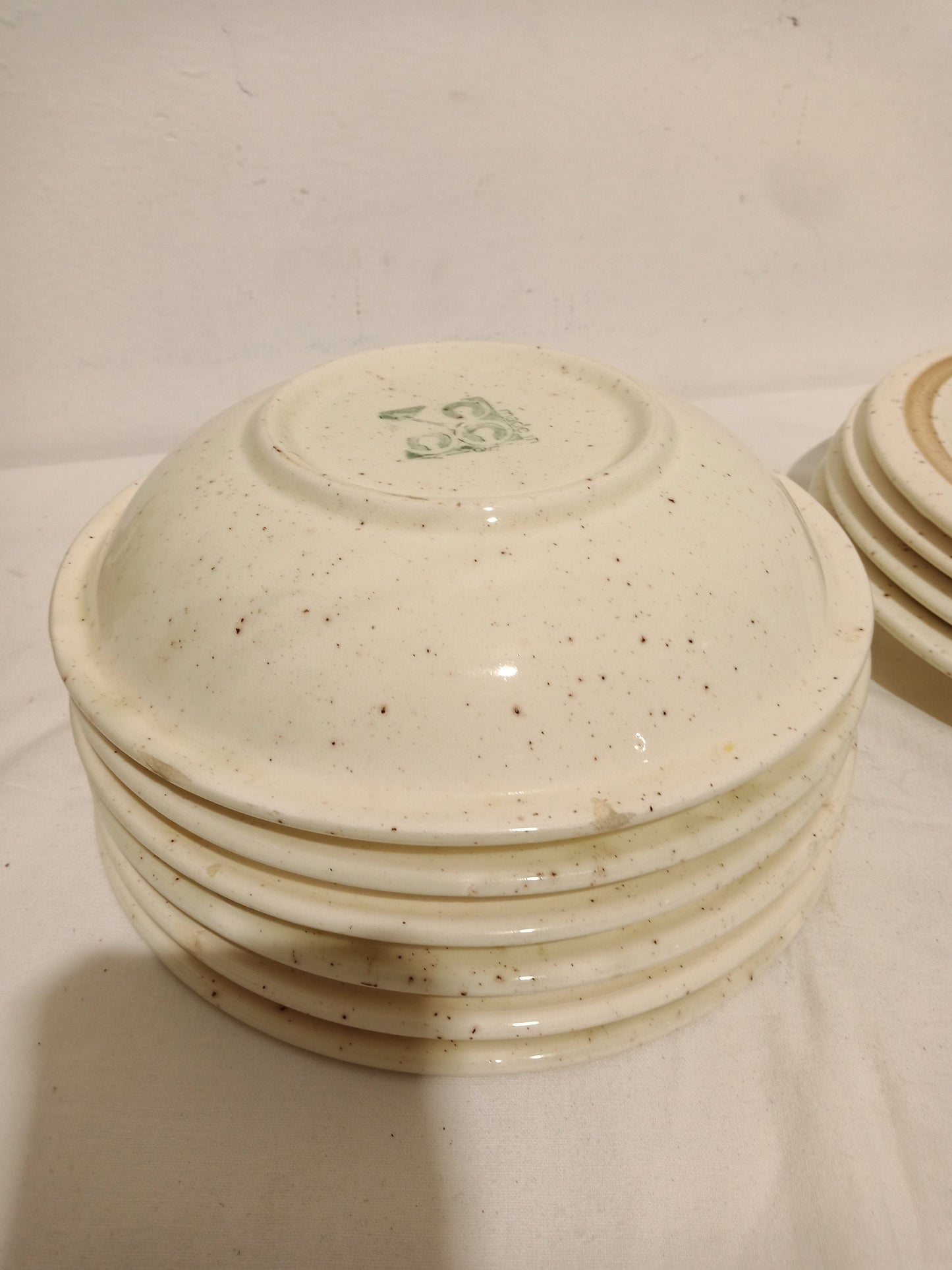 Servizio Piatti Vintage ceramica CCC - Made in Italy - Dipinti a Mano