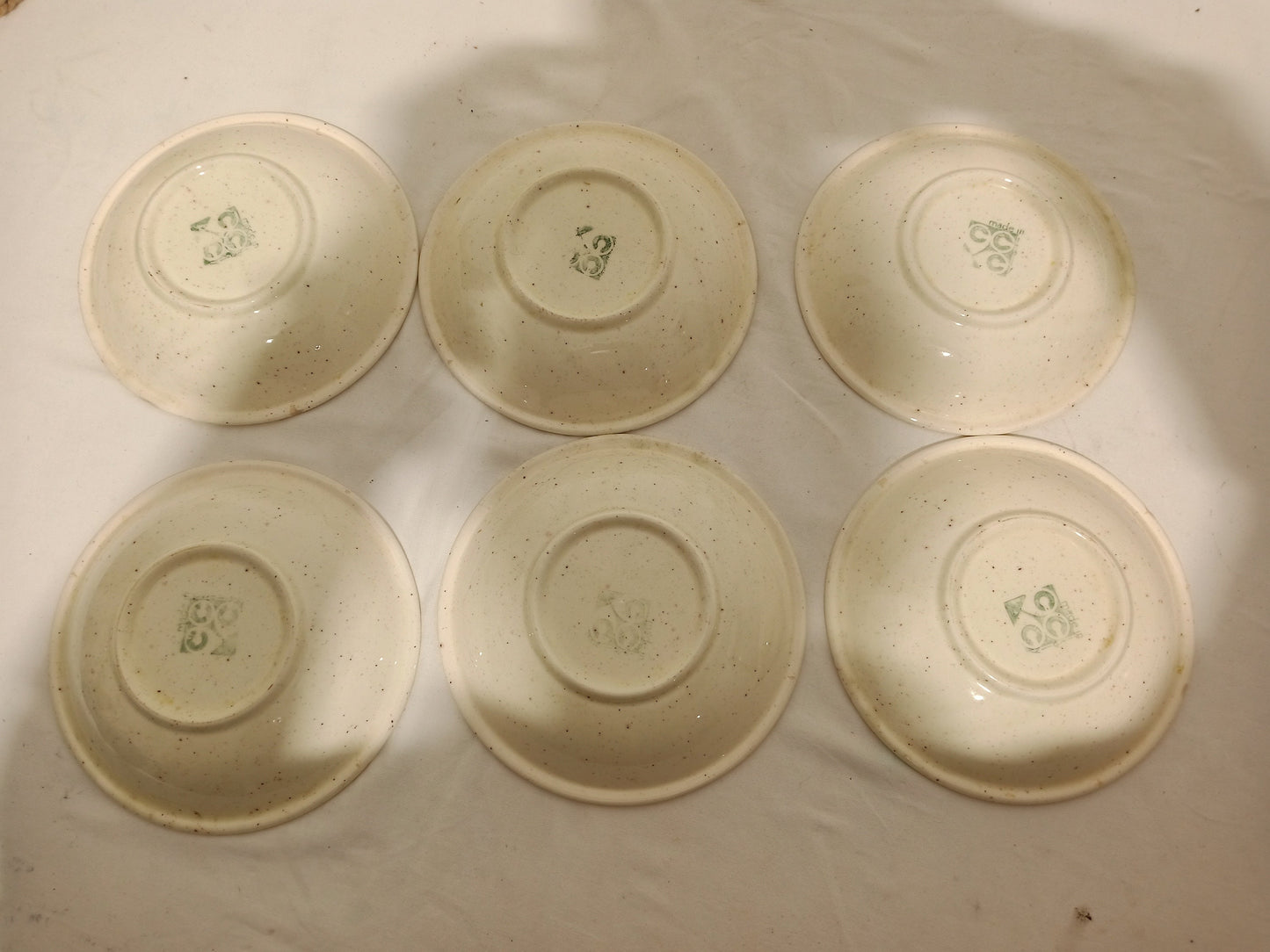 Servizio Piatti Vintage ceramica CCC - Made in Italy - Dipinti a Mano