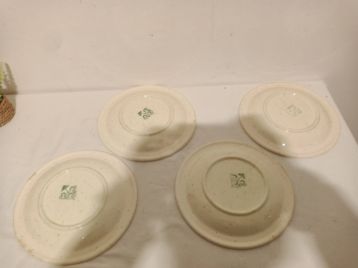 Servizio Piatti Vintage ceramica CCC - Made in Italy - Dipinti a Mano
