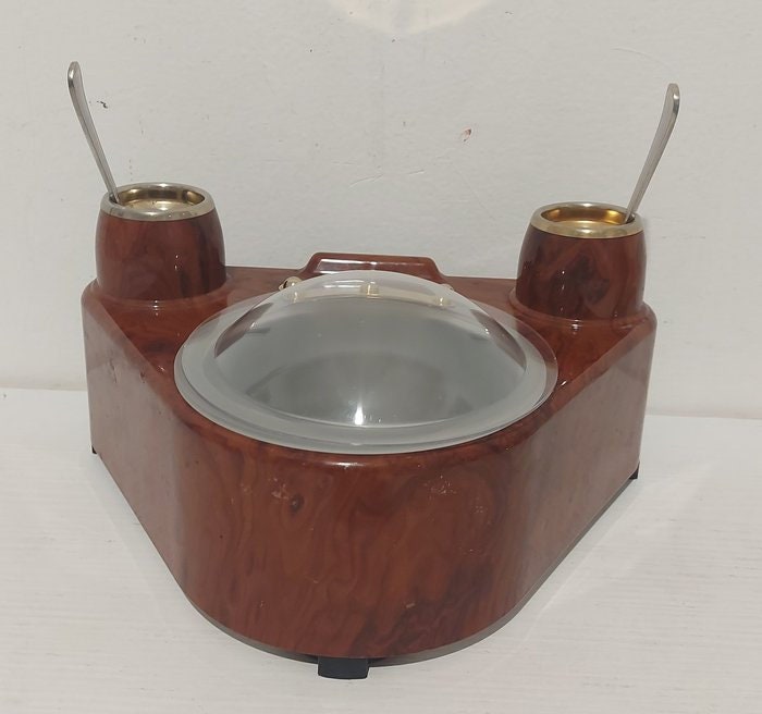 Ciotola in Vetro Satinato per Zuccheriera Automatica Metrolux Milano  Ricambio Originale Vintage (la zuccheriera non è compresa)