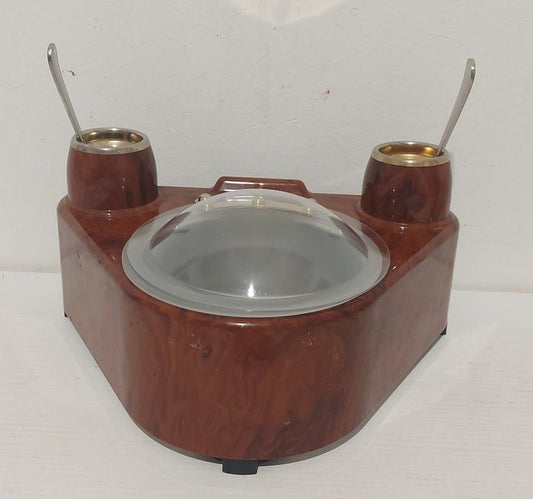 Ciotola in Vetro Satinato per Zuccheriera Automatica Metrolux Milano  Ricambio Originale Vintage (la zuccheriera non è compresa)