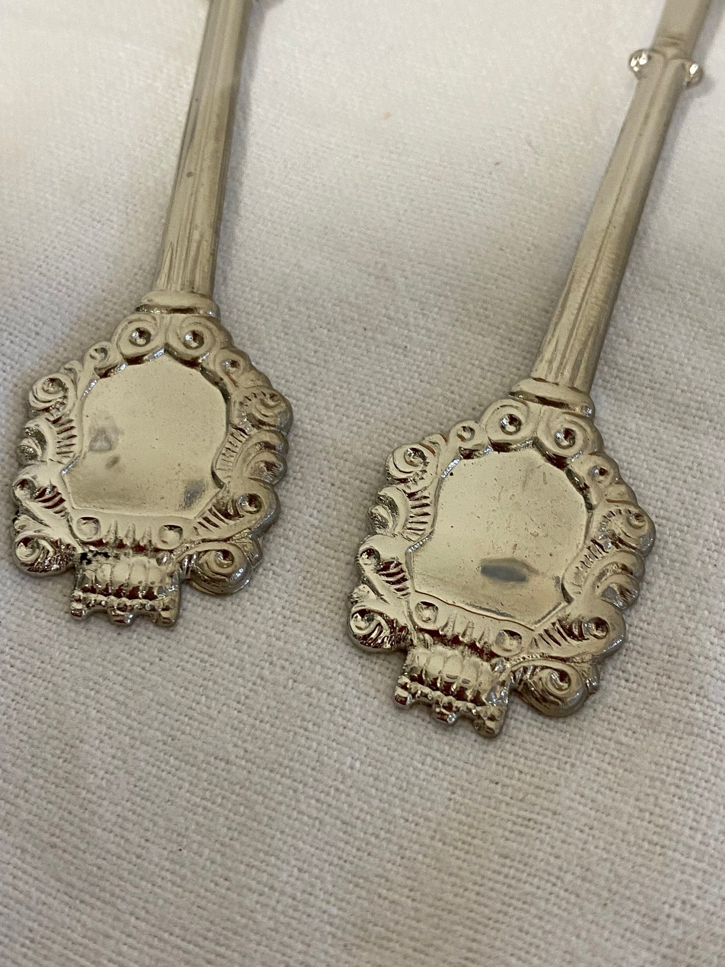 Elegante servizio di posate placcate argento - 6 cucchiaini e 6 forchette