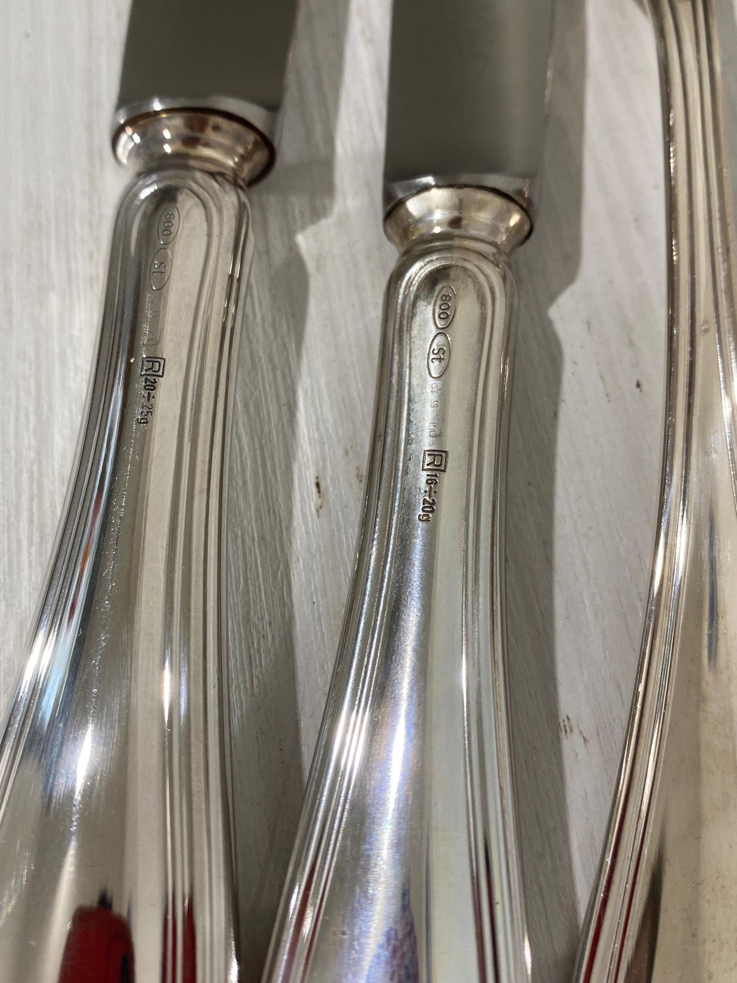 Elegante Servizio di Posate Stancapiano in Argento 800 per Due - Un Regalo di Nozze Perfetto