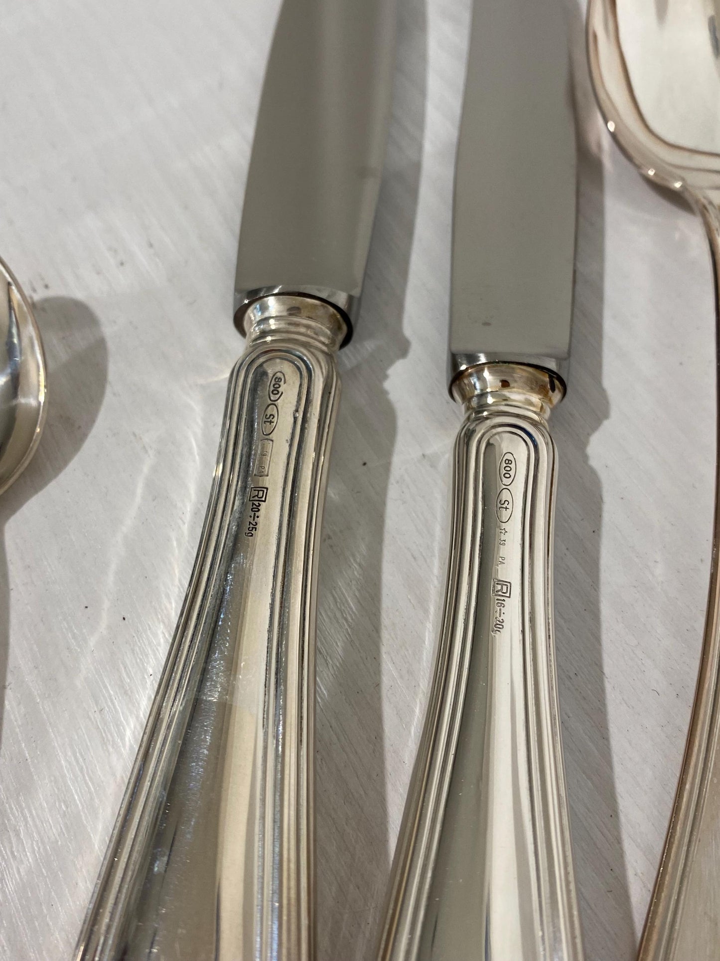 Elegante Servizio di Posate Stancapiano in Argento 800 per Due - Un Regalo di Nozze Perfetto