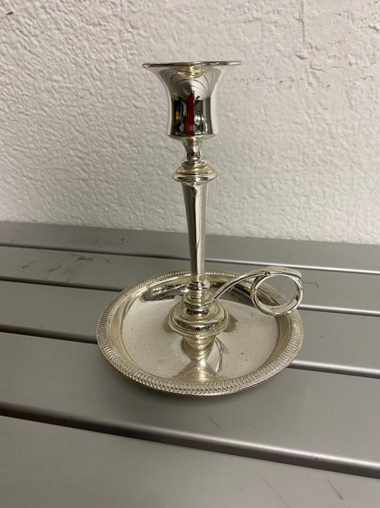Portacandele 15 cm in argento placcato