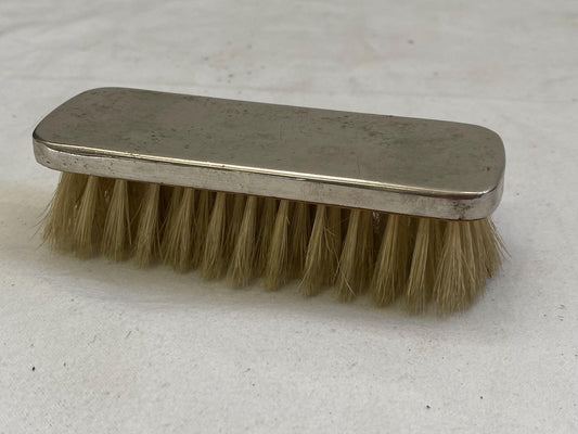Elegante Spazzola Vintage con Manico in Argento Placcato - Un Tocco di Raffinatezza per la Tua Toilette