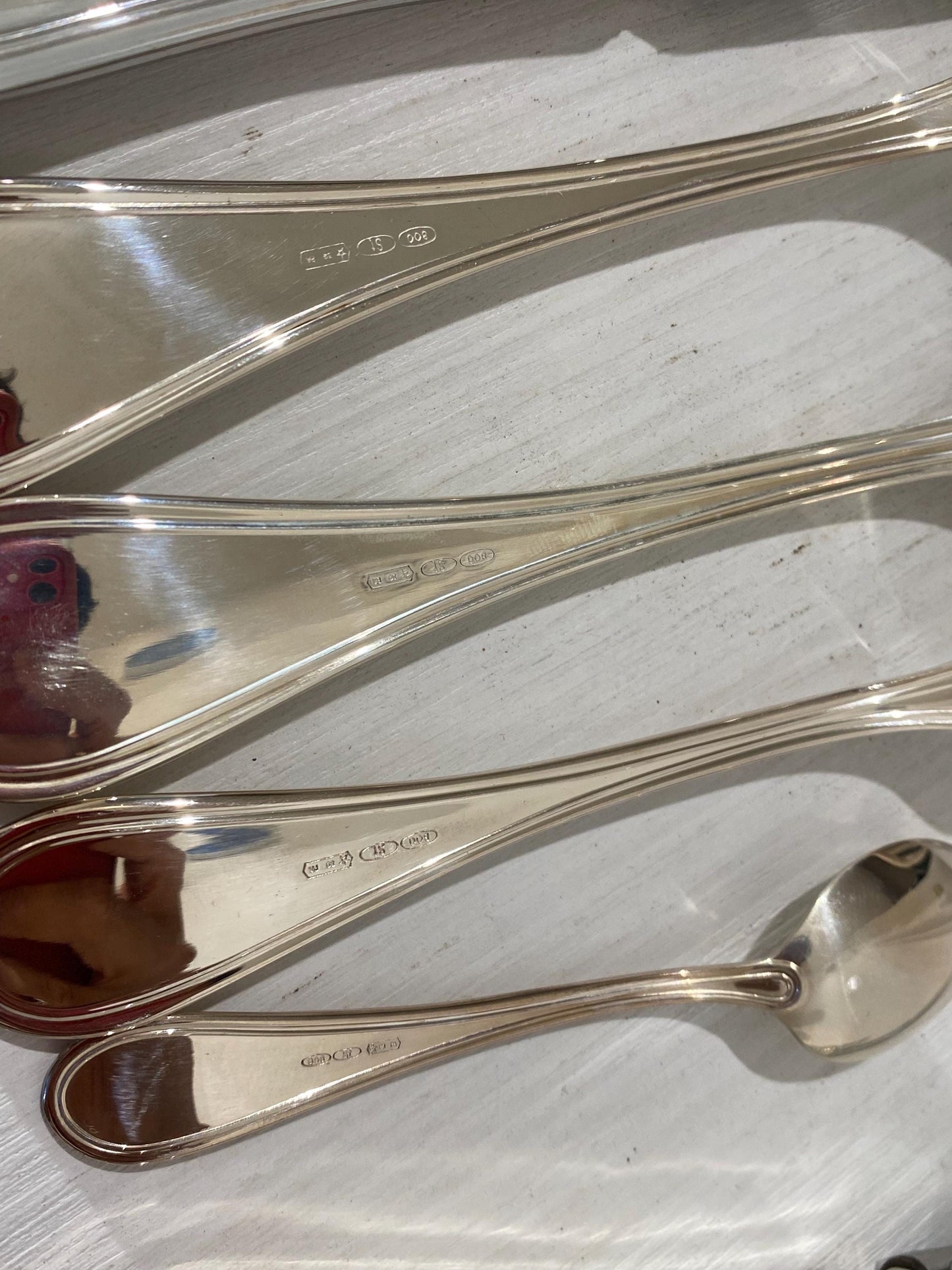 Elegante Servizio di Posate Stancapiano in Argento 800 per Due - Un Regalo di Nozze Perfetto