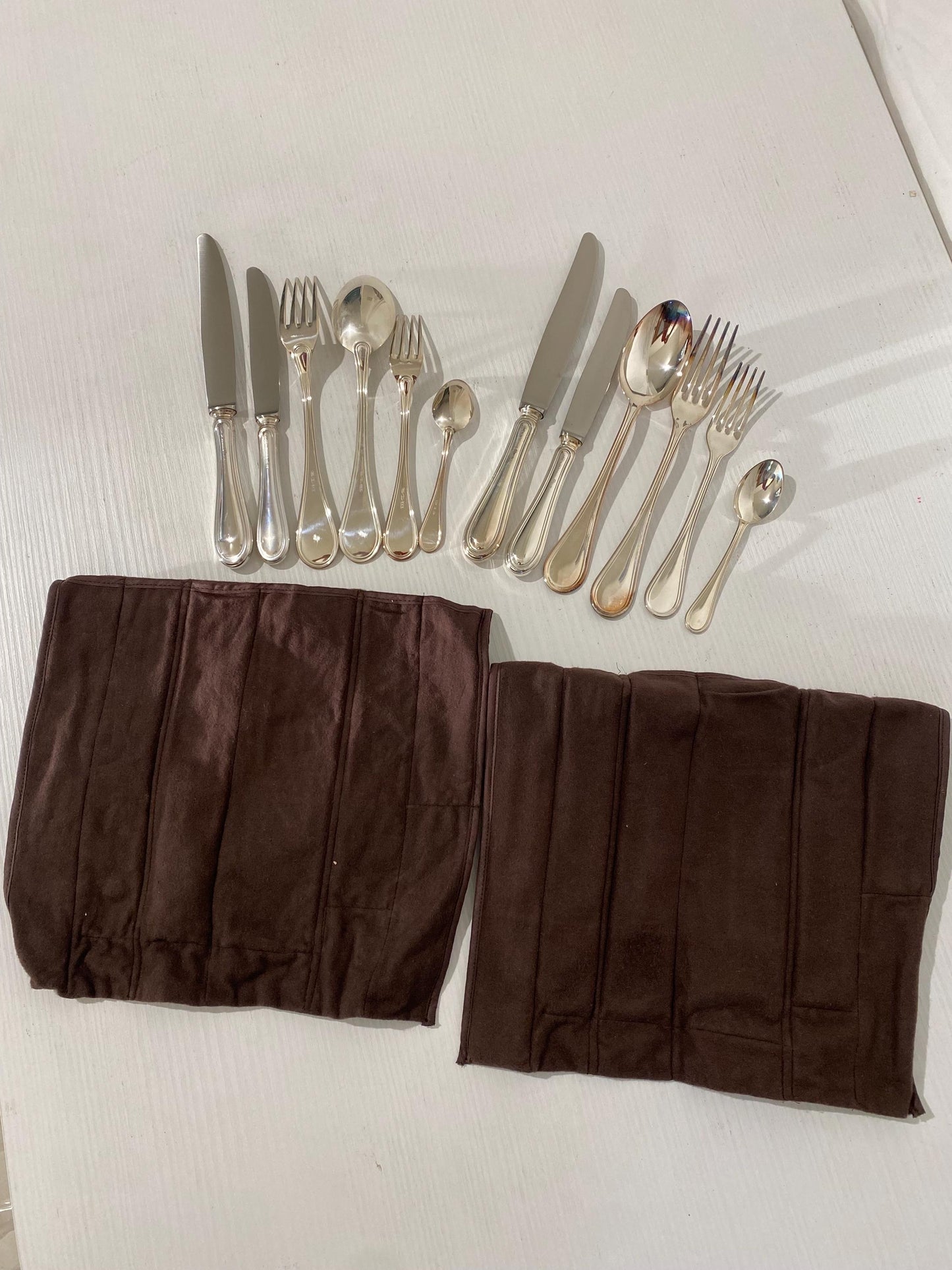 Elegante Servizio di Posate Stancapiano in Argento 800 per Due - Un Regalo di Nozze Perfetto
