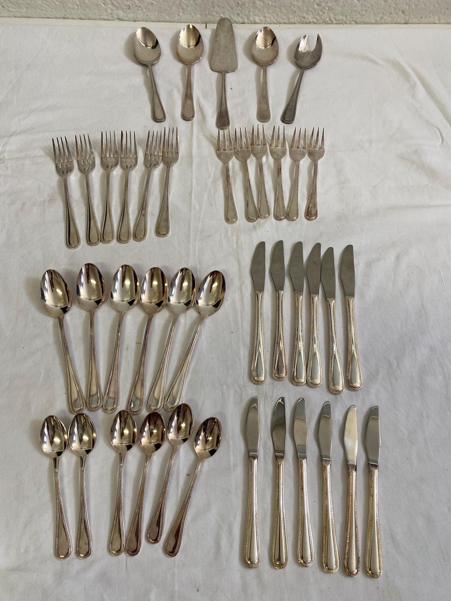 Servizio da 12 Posate Vintage in Scatola | Regalo Unico ed Elegante placcate argento