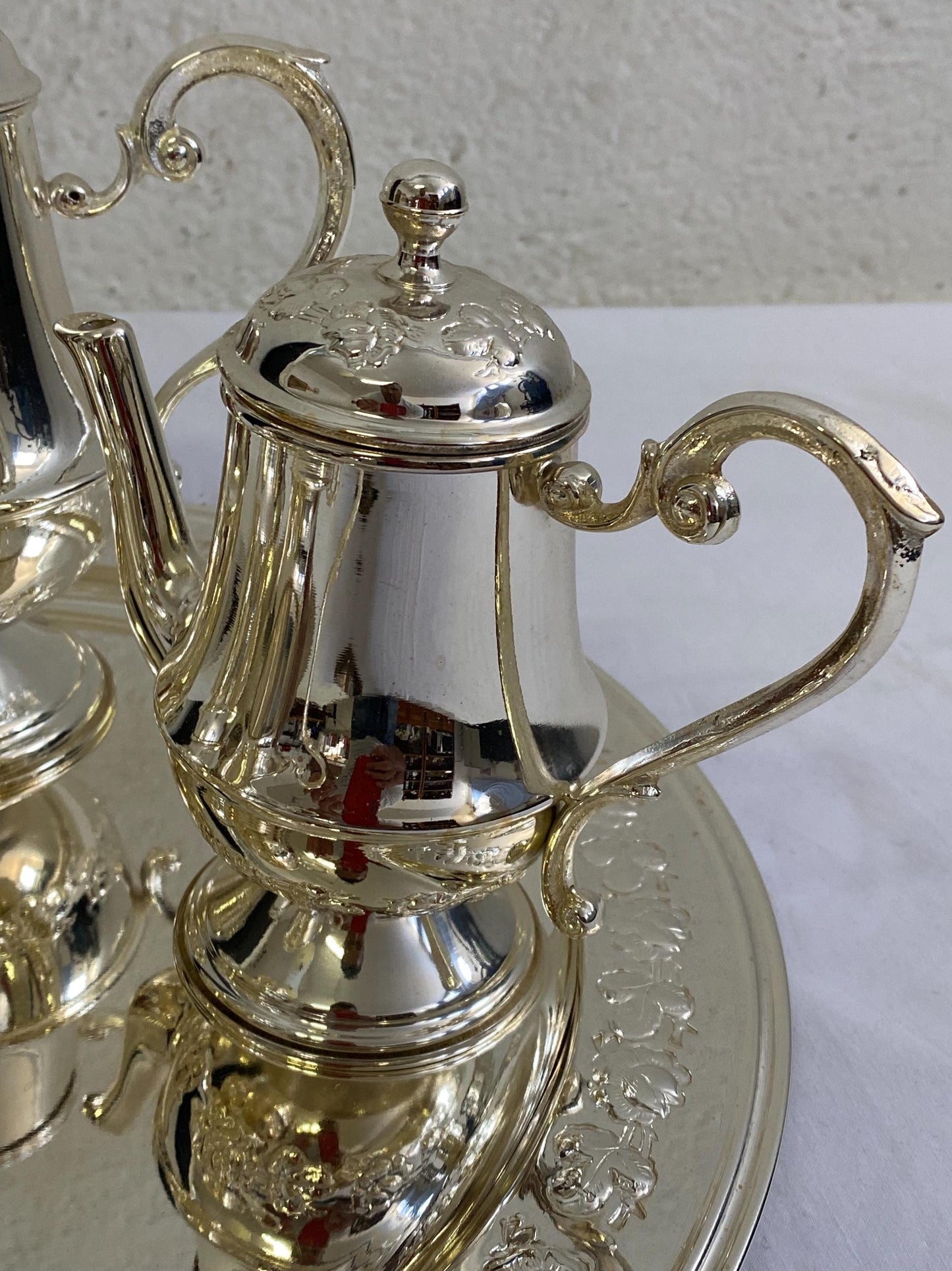 Servizio da Tè Vintage Placcato Argento | Stile Edoardiano