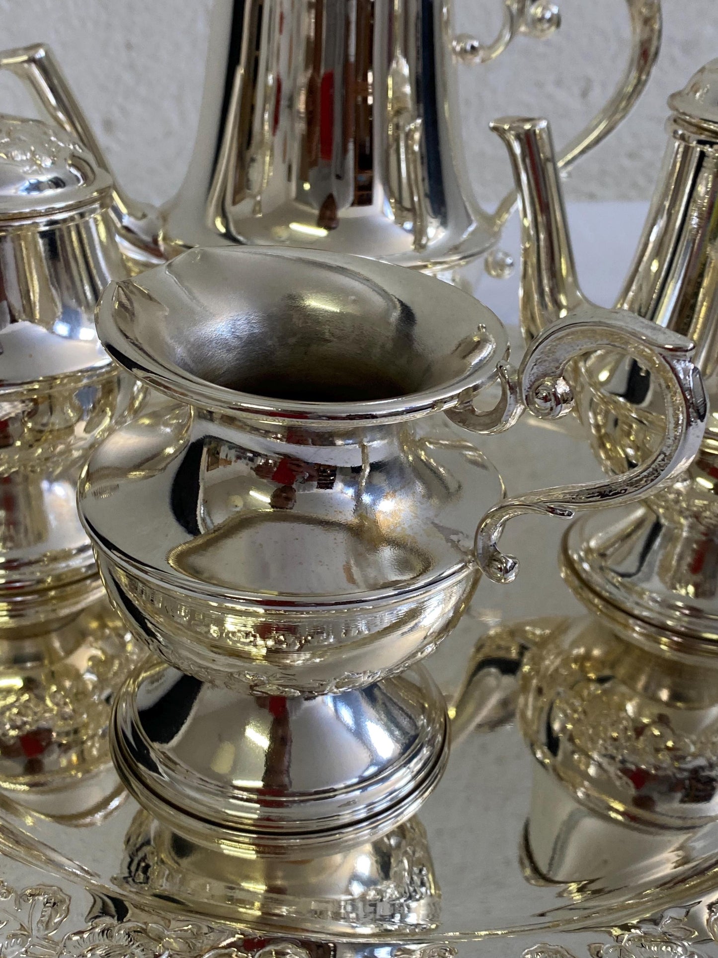 Servizio da Tè Vintage Placcato Argento | Stile Edoardiano