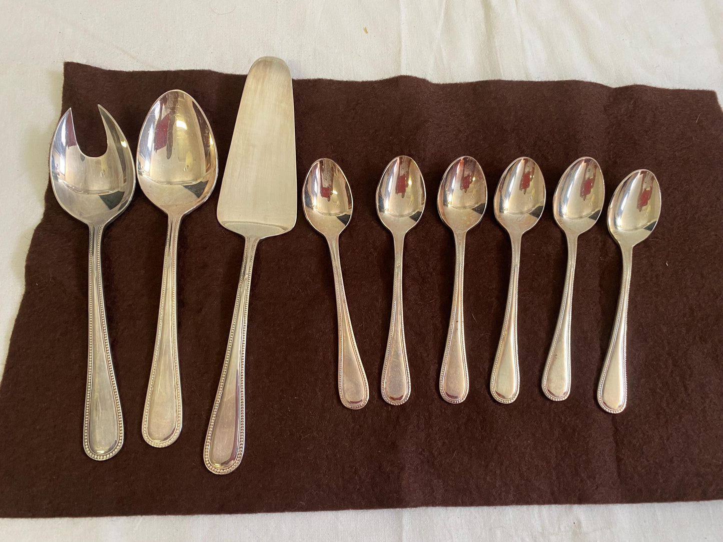 Servizio da 12 Posate Vintage in Scatola | Regalo Unico ed Elegante placcate argento