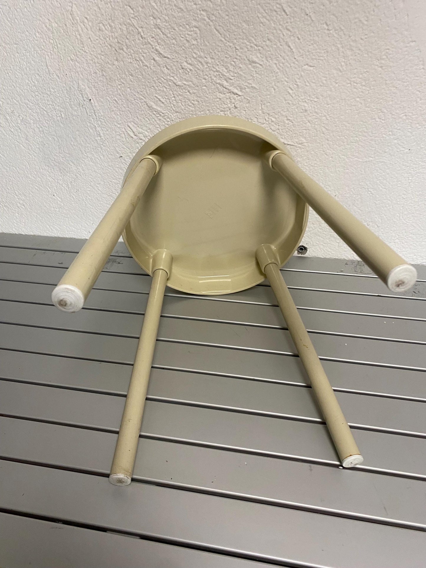 Sgabello Vintage in Legno Carrara e Matta - Made in Italy - Robusto e Resistente