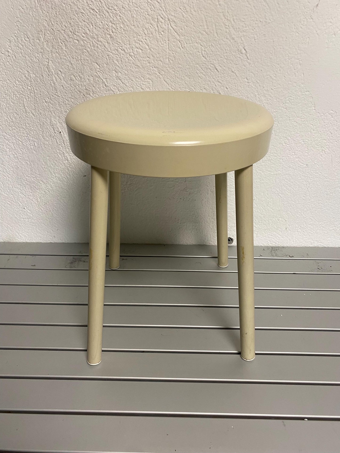 Sgabello Vintage in Legno Carrara e Matta - Made in Italy - Robusto e Resistente