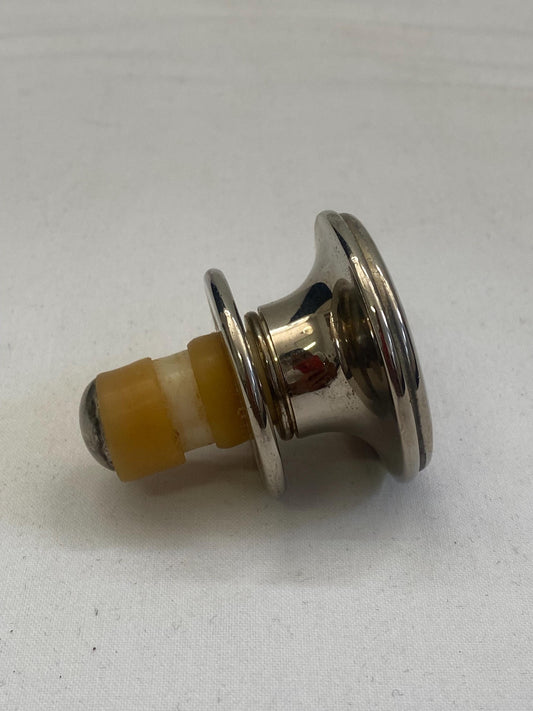 Tappo vintage per bottiglie di champagne placcato argento pesante