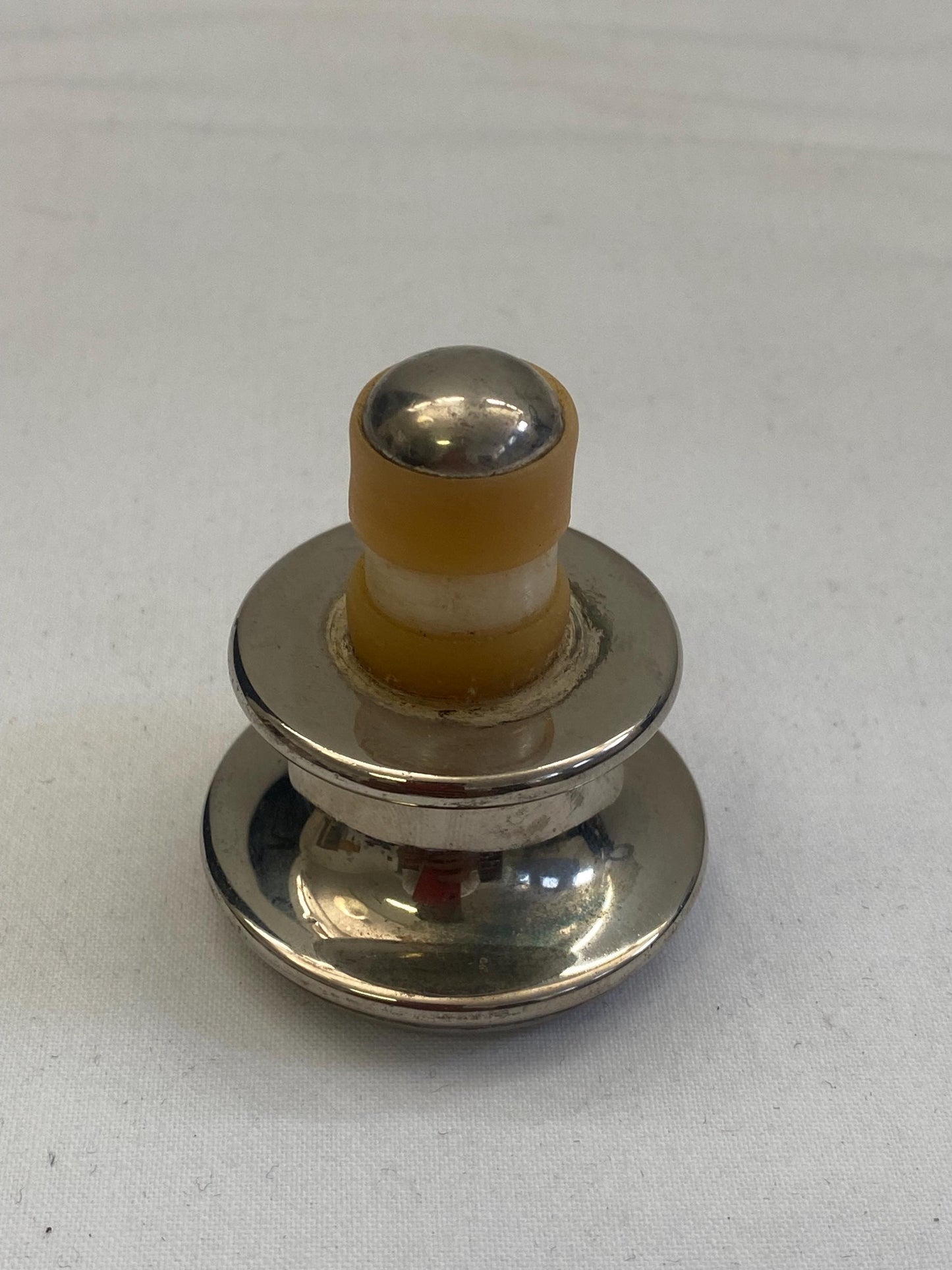 Tappo vintage per bottiglie di champagne placcato argento pesante