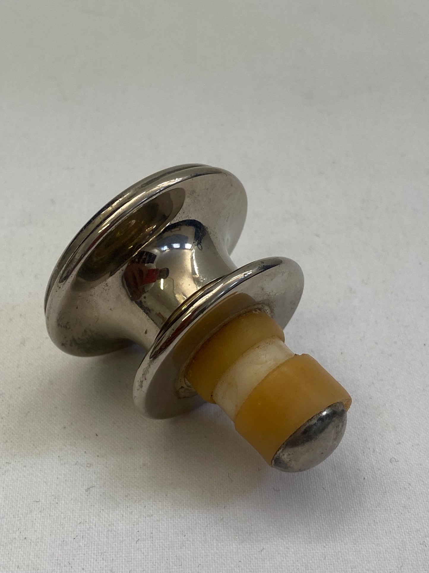 Tappo vintage per bottiglie di champagne placcato argento pesante