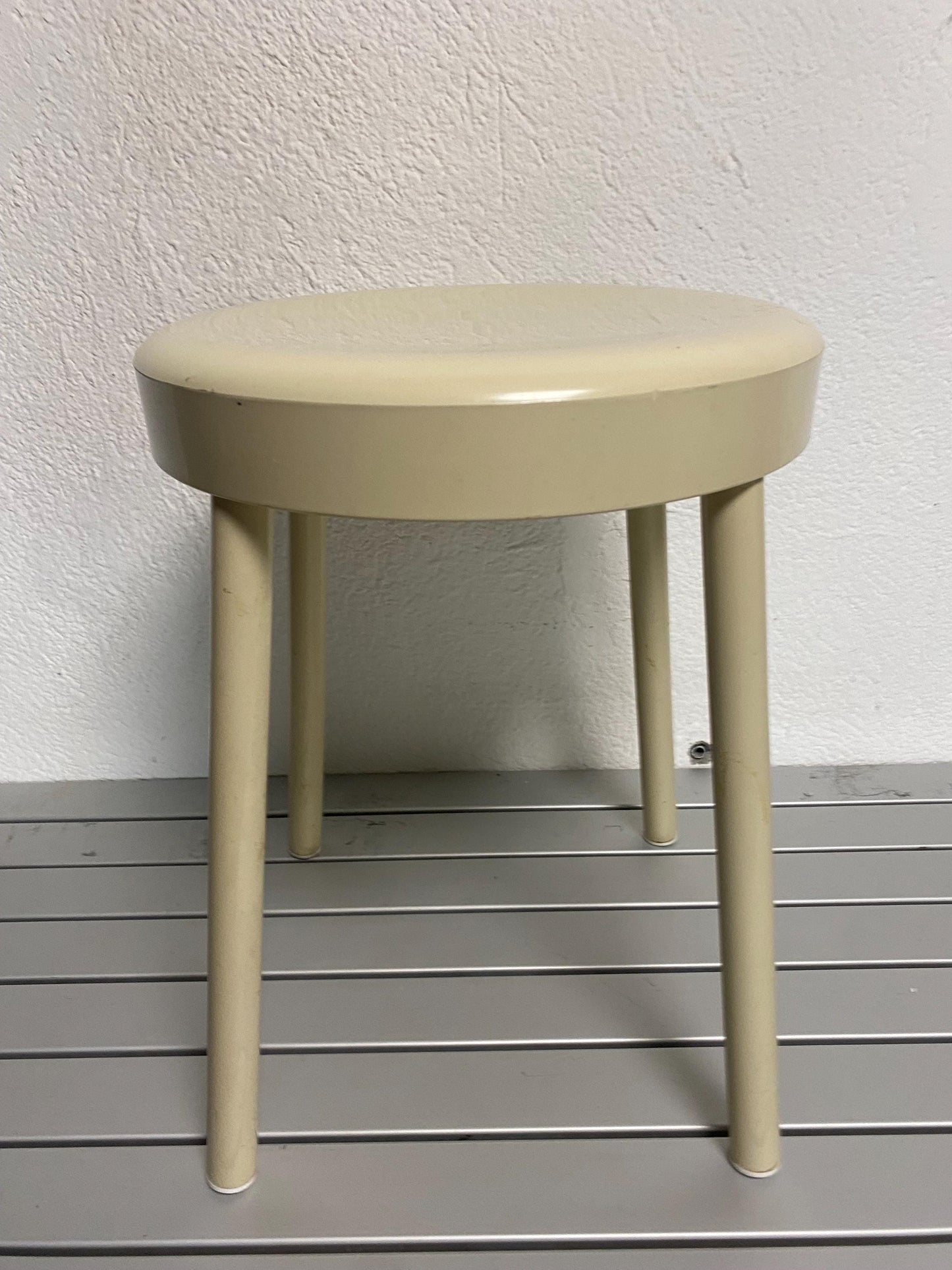 Sgabello Vintage in Legno Carrara e Matta - Made in Italy - Robusto e Resistente