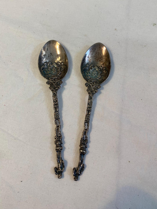 Cucchiai in Argento placcato vintage elegante da collezione per uno stile antico ottimo per servizio di posate sfuse-posti in più a tavola