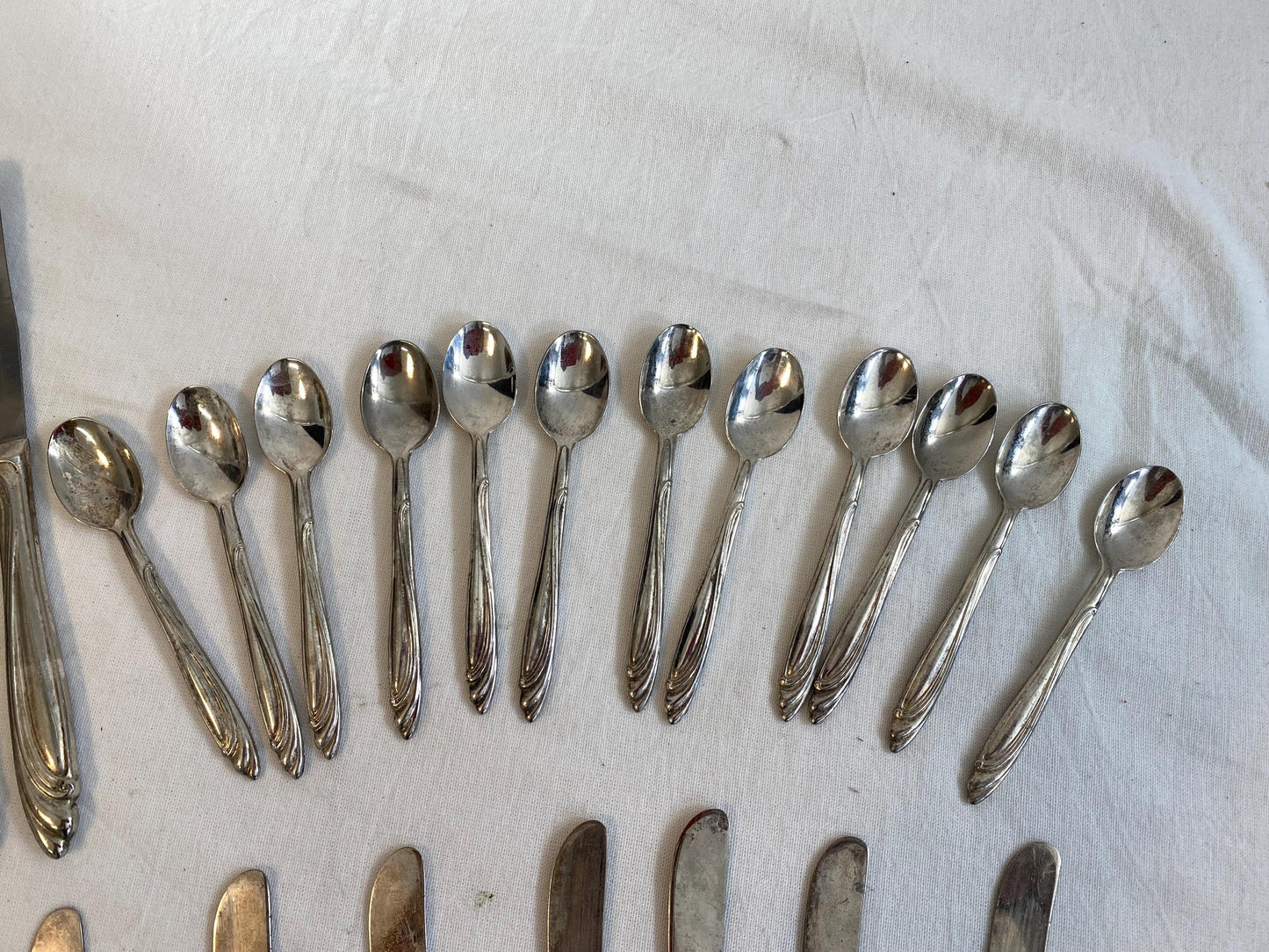 Servizio Completo di Posate Vintage in Argento 800 per 6 Persone + Pezzi Extra