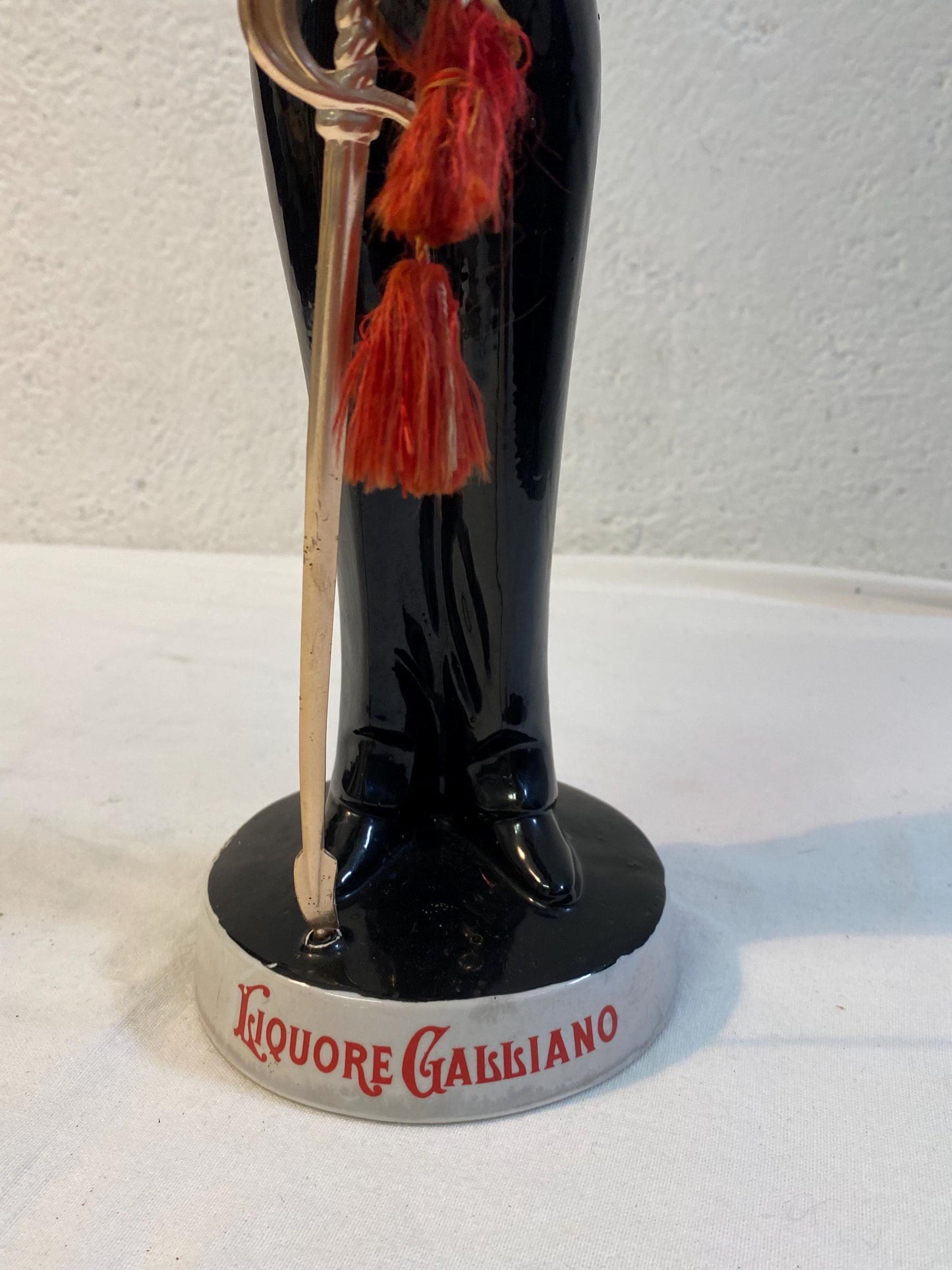 Raro bar formato display liquore Galliano Carabinieri Soldato Decanter 33"
