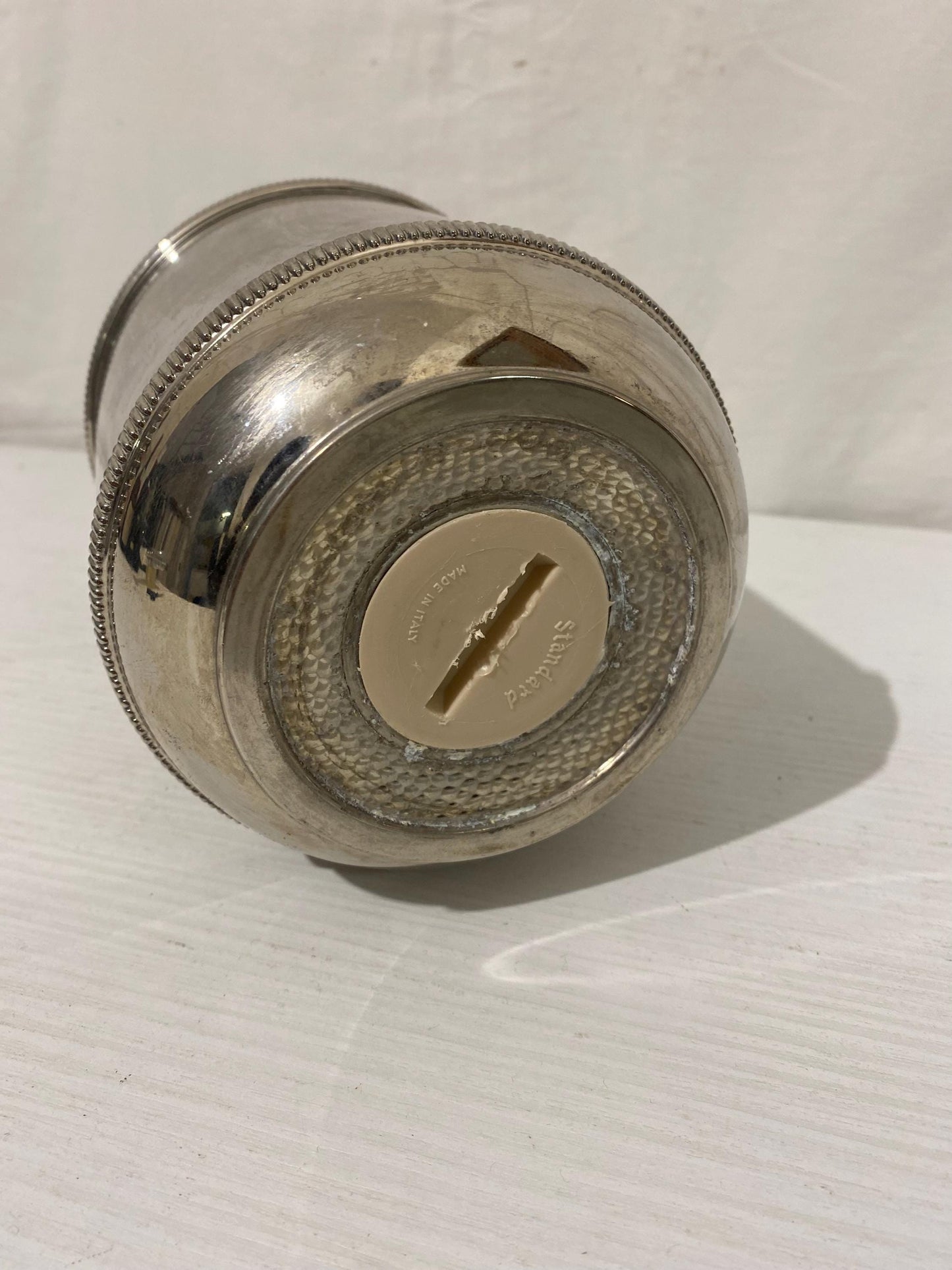 Caraffa Thermos Placcata in Argento Antico Stile Inglese