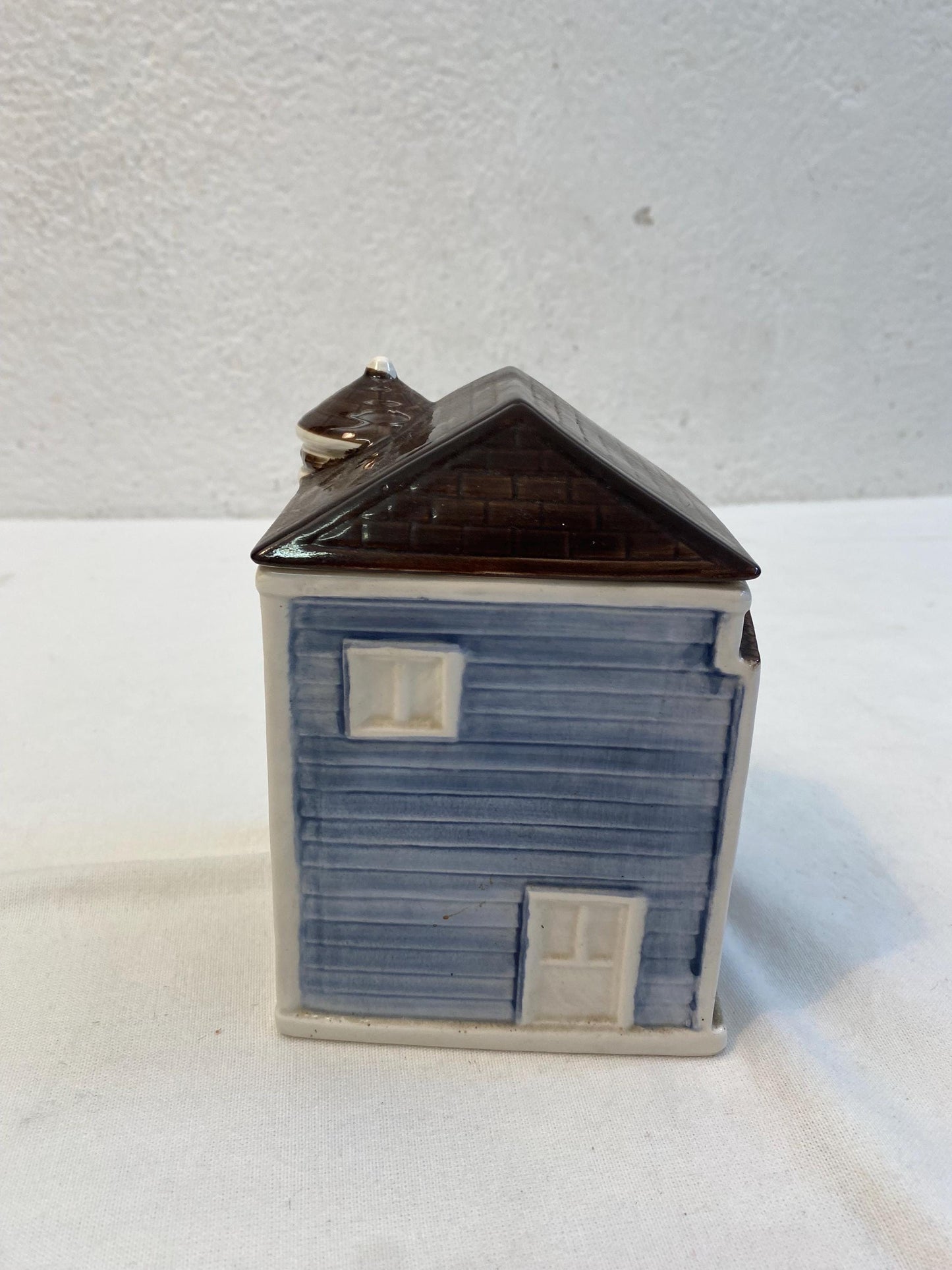 Scatola Barattolo per Biscotti o Spezie in Ceramica Vintage OTAGIRI 1980, Casa Vittoriana, 15x11x8,5 cm (5.9x4.3x3.3 in)
