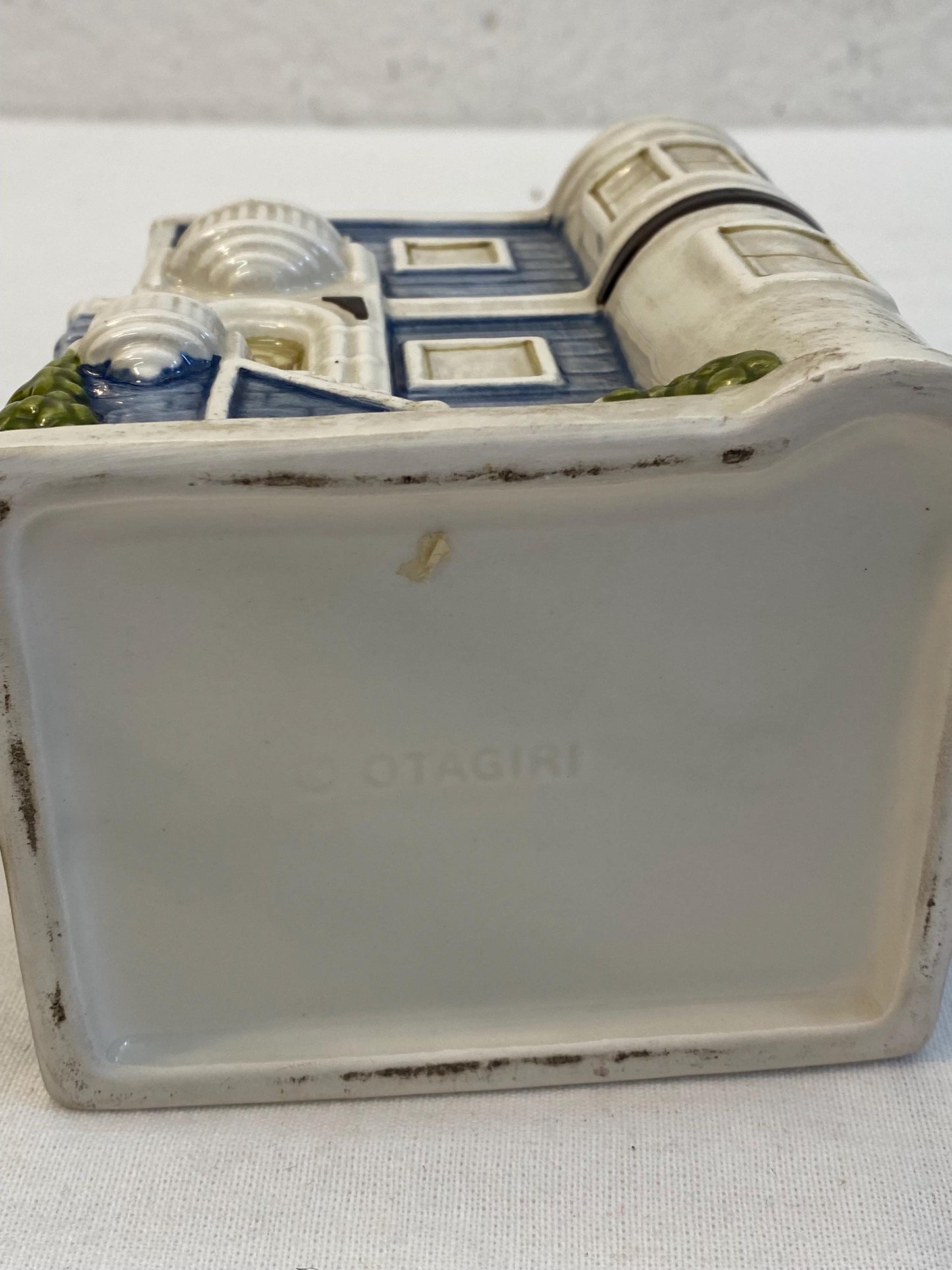 Scatola Barattolo per Biscotti o Spezie in Ceramica Vintage OTAGIRI 1980, Casa Vittoriana, 15x11x8,5 cm (5.9x4.3x3.3 in)