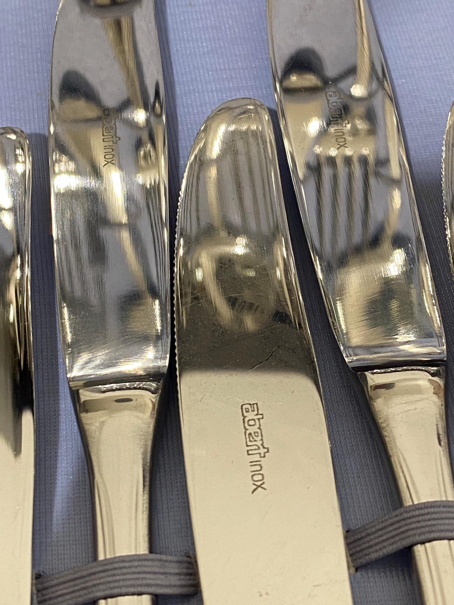 Servizio di Posate argentate Abert made in Italy da 24 Persone nuovo- Elegante Regalo di Nozze in Scatola a Due Piani