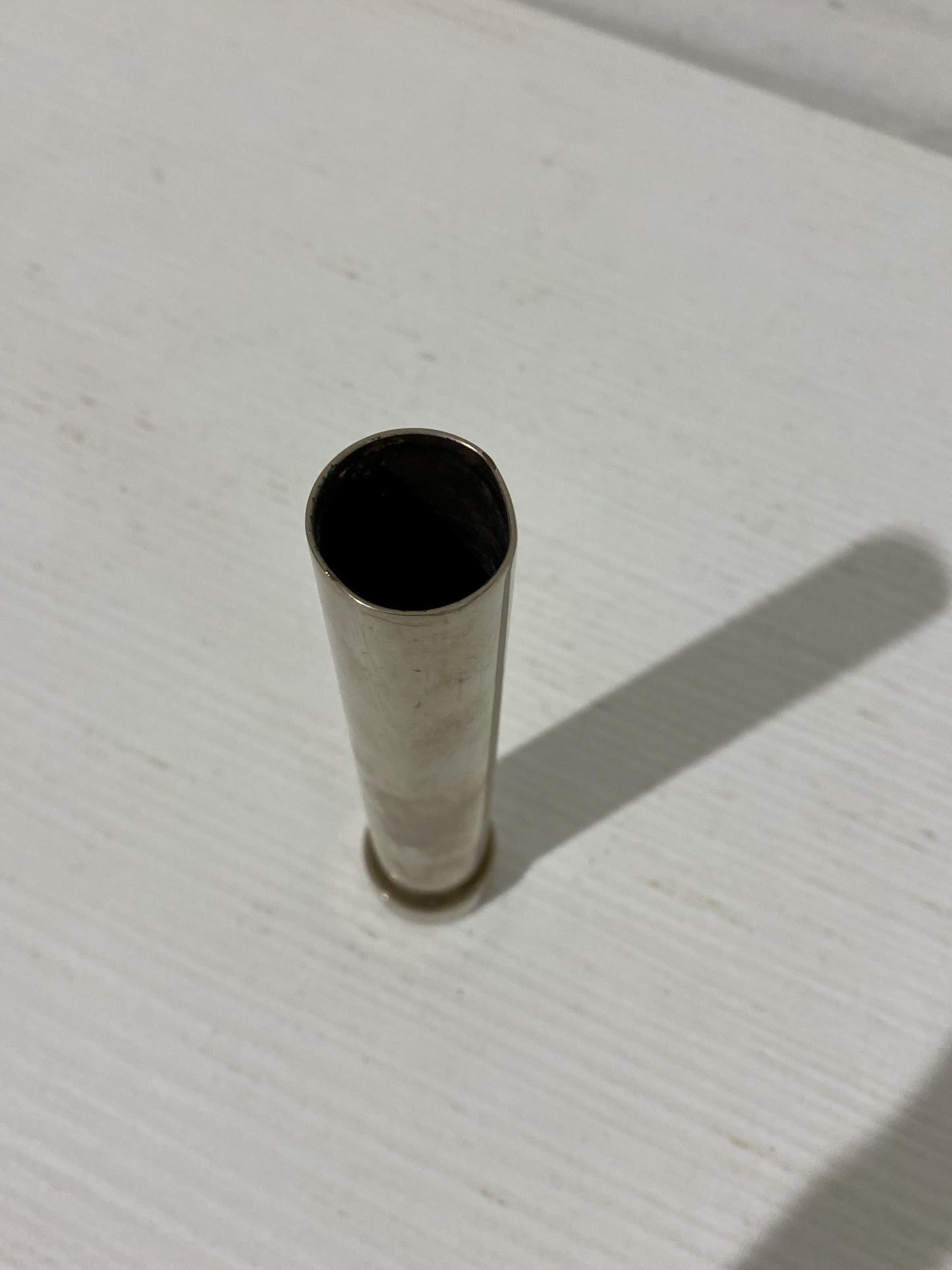 Porta Candele in Metallo Placcato Oro 24K - Design Cilindrico Elegante - 16 cm x 2,4 cm